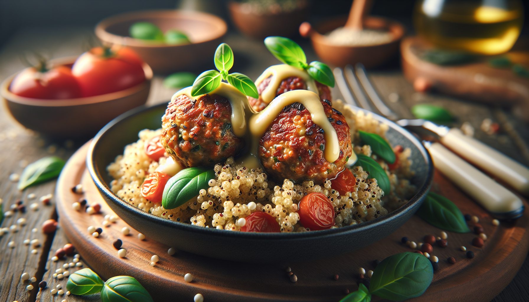 polpetta di quinoa